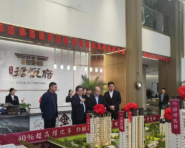 王晟率相關(guān)部門赴徽鹽地產(chǎn)集團靈璧項目公司開展條線化服務(wù)